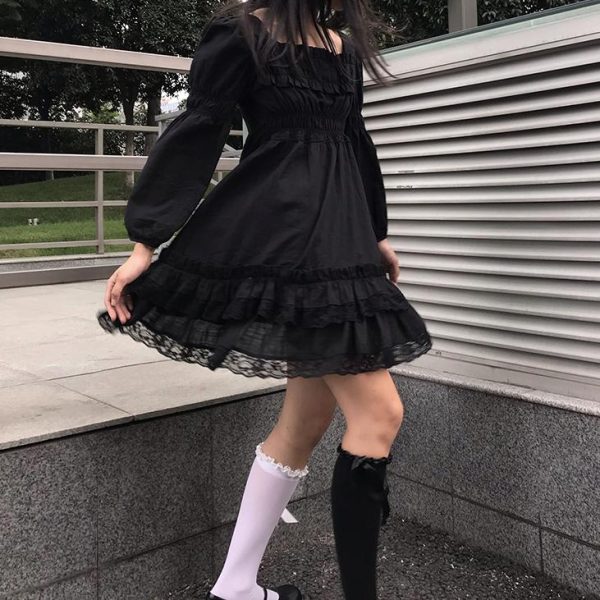 Black Lace Lolita Dress SD02289 - 5 - Kawaii Mix