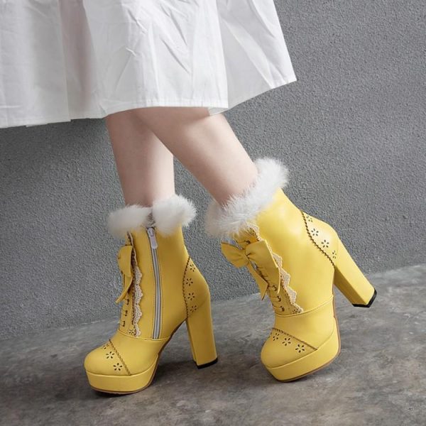 Lolita Winter Boots Shoes SD00853 - 7 - Kawaii Mix