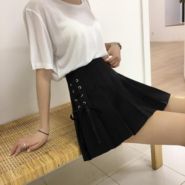 Ribbon Corset Pleated Skirt SD00104 - 3 - Kawaii Mix
