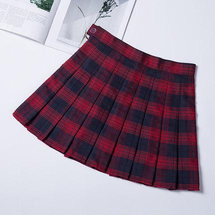 Pleated School Plaid Skirt SD01503 - 1 - Kawaii Mix