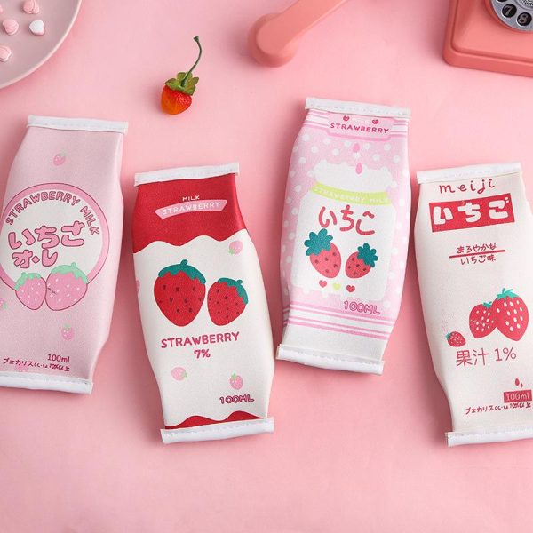 Strawberry Milk Pencil Bags SD01373 - 1 - Kawaii Mix