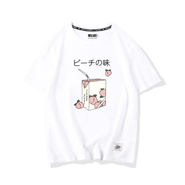 Peachy Drink T-shirt SD01504 - 2 - Kawaii Mix