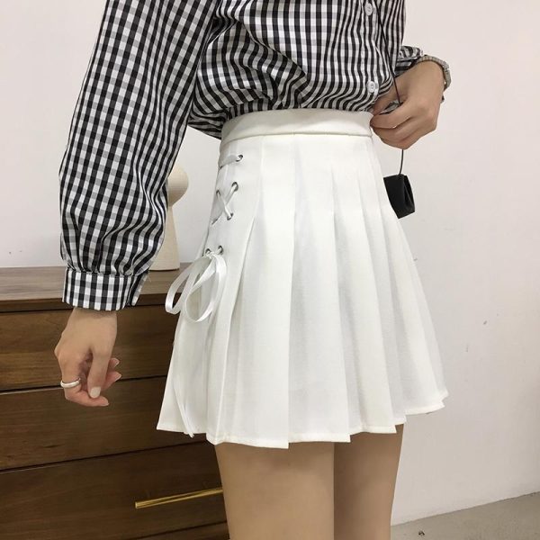 Ribbon Corset Pleated Skirt SD00104 - 10 - Kawaii Mix