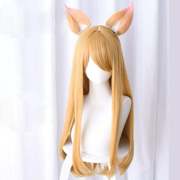 Fox Ears Blonde Long Wig SD00480 - 1 - Kawaii Mix
