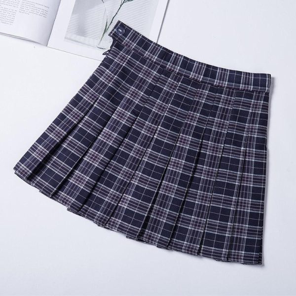 Pleated School Plaid Skirt SD01503 - 2 - Kawaii Mix