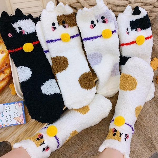 Stay Warm Cat Socks SD01497 - 1 - Kawaii Mix