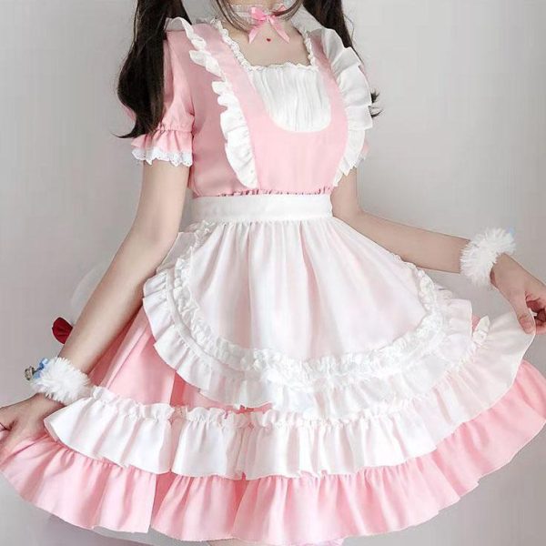 Pink Classic Maid Dress SD00090 - 4 - Kawaii Mix