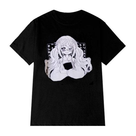 School Girl Nerd T-shirt SD00574 - 1 - Kawaii Mix