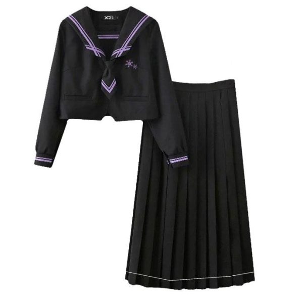 Snowflake Long Skirt School Uniform SD00712 - 1 - Kawaii Mix