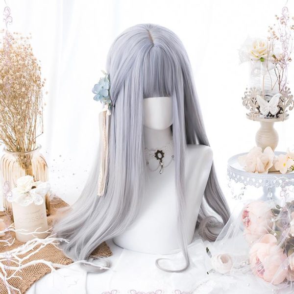 Silver Gradient Long Wig SD00176 - 1 - Kawaii Mix
