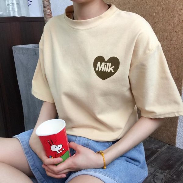 Japanese Strawberry Milk Drink T-shirt SD01435 - 8 - Kawaii Mix