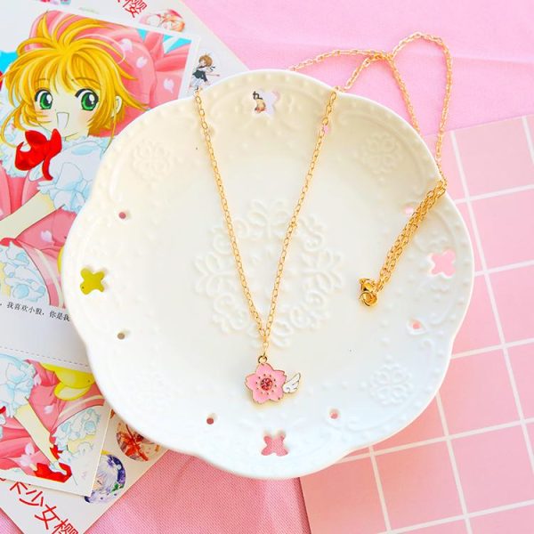 Cardcaptor Sakura Card/Star/Winged Staff/Sakura Blossom Necklace SD01499 - 5 - Kawaii Mix