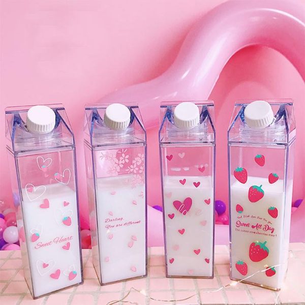 Strawberry Hearts Sakura Blossom Drink Bottle SD01796 - 1 - Kawaii Mix