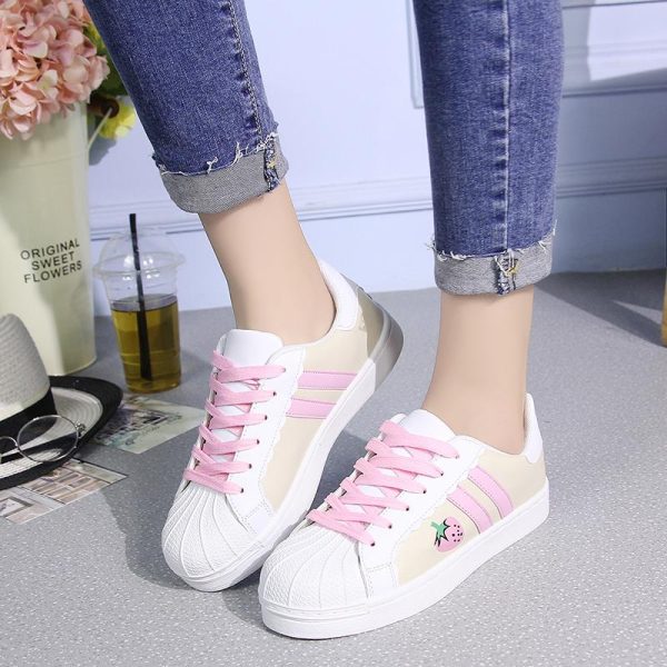 Strawberry Sneakers Shoes SD00616 - 9 - Kawaii Mix
