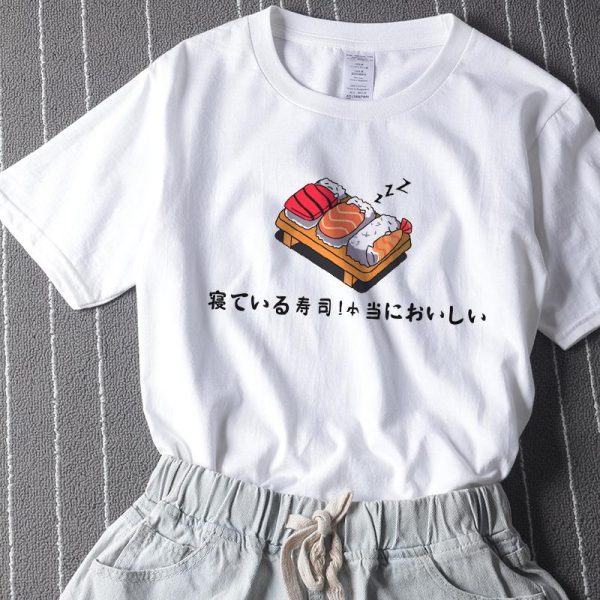 Japanese Sleeping Sushi T-shirt SD01666 - 3 - Kawaii Mix
