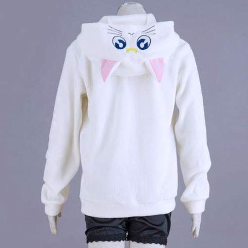 Luna and Artemis Sailor Moon Hoodie Sweater SD00051 - 6 - Kawaii Mix