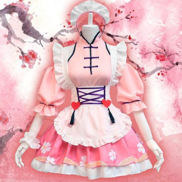 Cherry Blossom Maid Dress SD00085 - 1 - Kawaii Mix