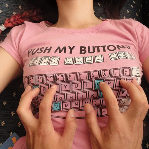 Push My Buttons T-shirt SD00507 - 1 - Kawaii Mix