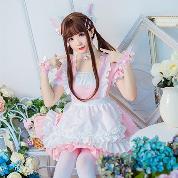 Pink Classic Maid Dress SD00090 - 3 - Kawaii Mix