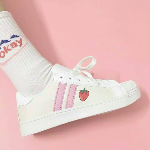 Strawberry Sneakers Shoes SD00616 - 2 - Kawaii Mix