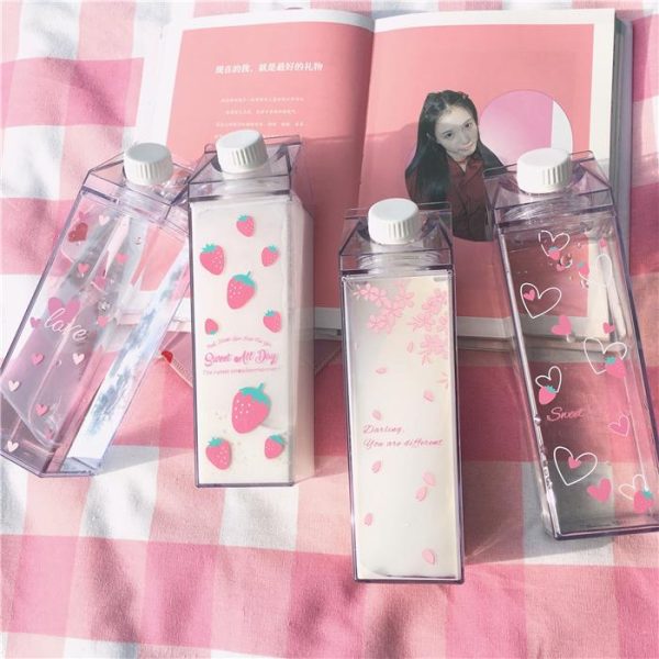 Strawberry Hearts Sakura Blossom Drink Bottle SD01796 - 3 - Kawaii Mix