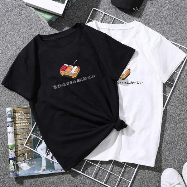 Japanese Sleeping Sushi T-shirt SD01666 - 2 - Kawaii Mix
