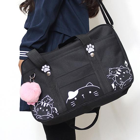 Neko School Shoulder Bag SD01645 - 2 - Kawaii Mix