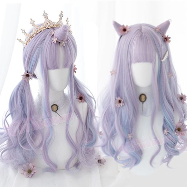 Pastel Unicorn Wig SD01147 - 1 - Kawaii Mix
